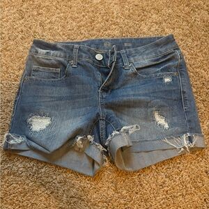 Women's Blue Denim Shorts